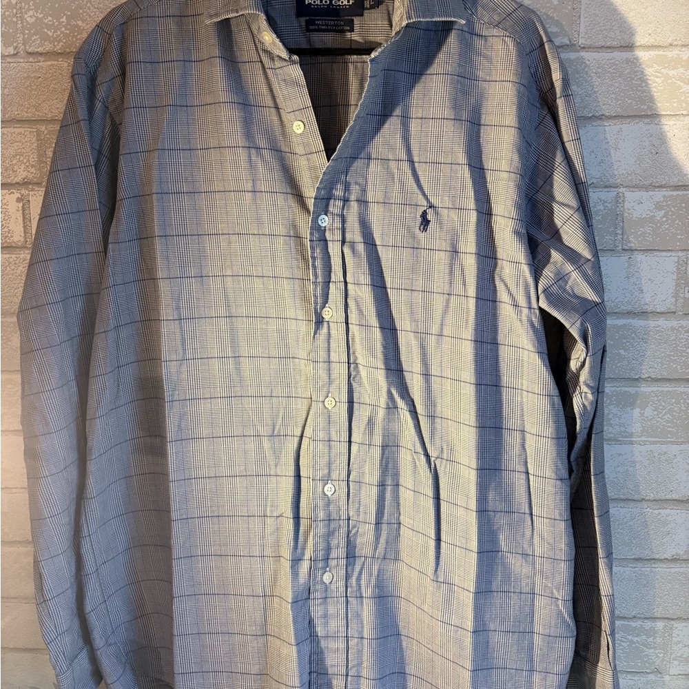 Polo Golf by Ralph Lauren Men's Plaid Shirt large